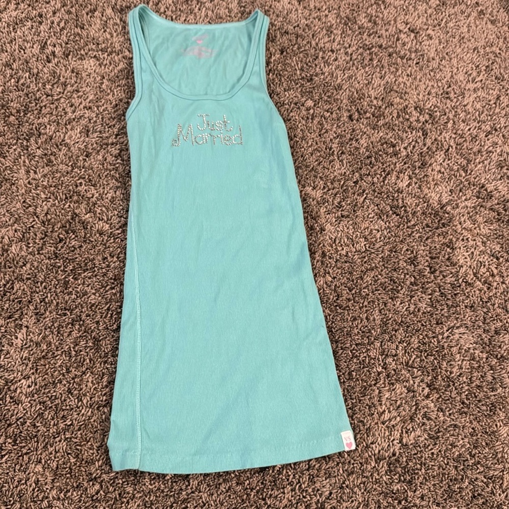Just married tank top.